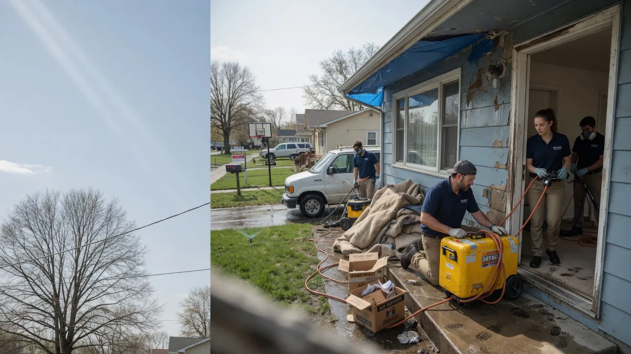 Basement Flood Cleanup in Kathryn, ND near me